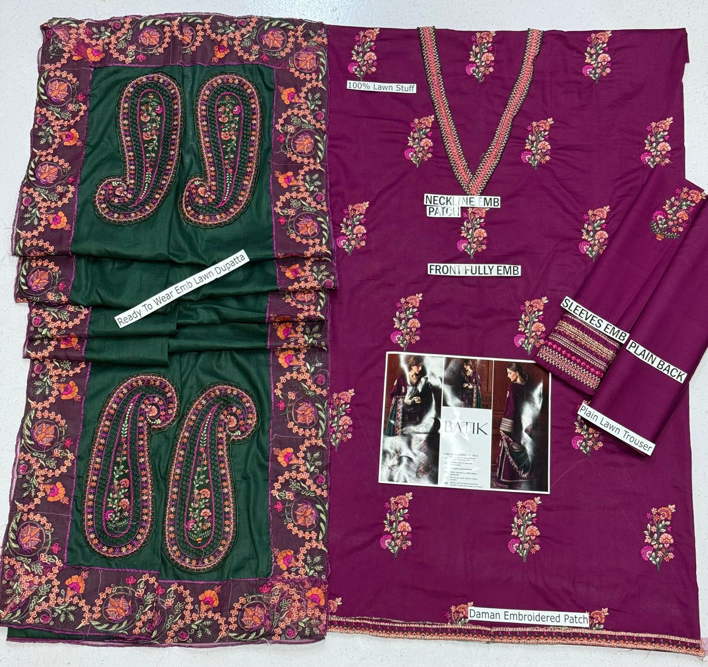 BATIK LUXURY LAWN BK-98