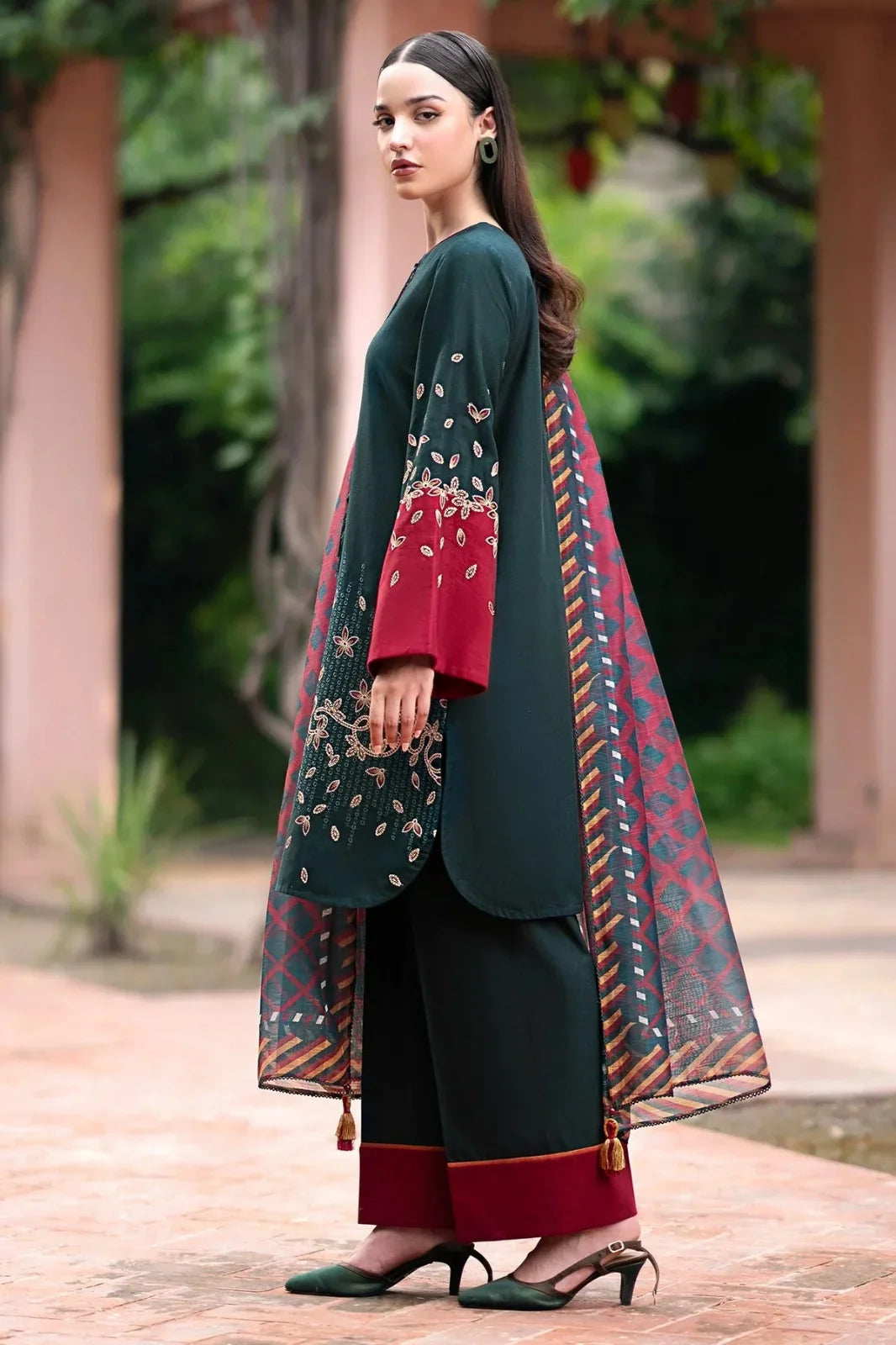 JAZMIN DHANAK 3PC | EMBROIDERY | D#2522