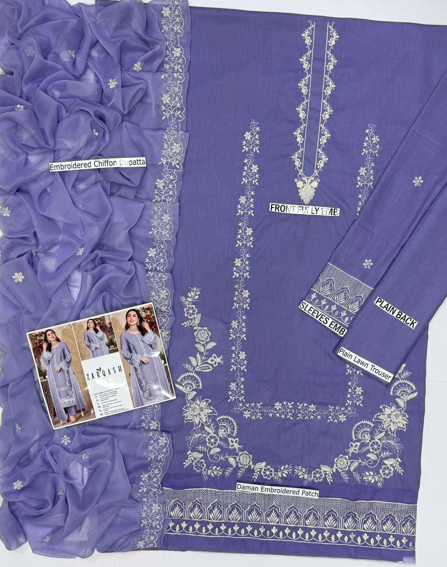 ZARQASH LUXURY LAWN ZQ-102