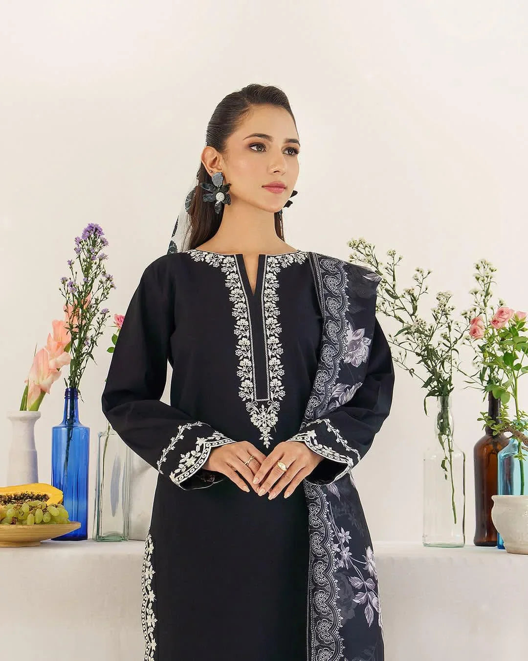 CROSS STITCH DHANAK 3PC | EMBROIDERY | D#3711