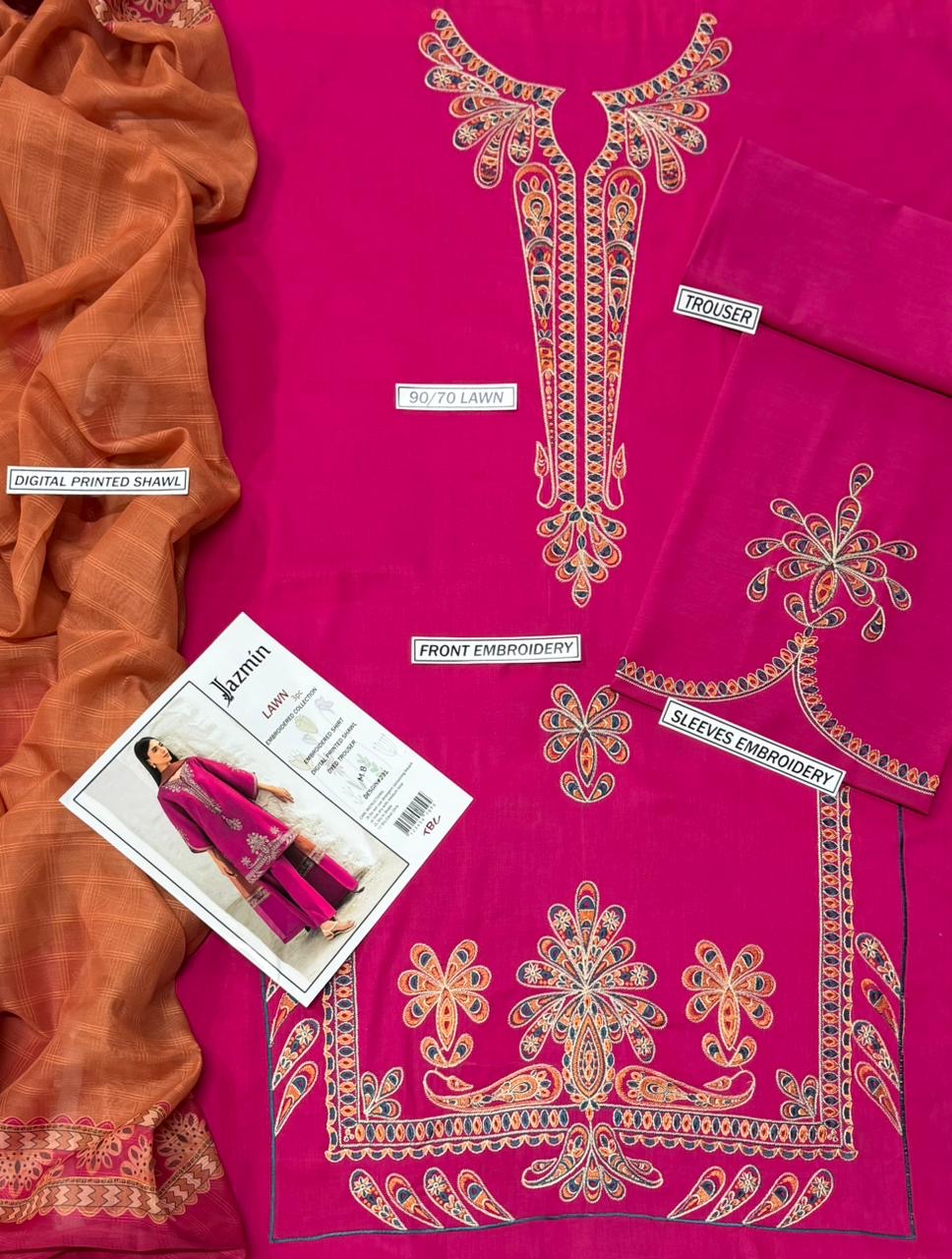 JAZMIN LUXURY LAWN JZ-07