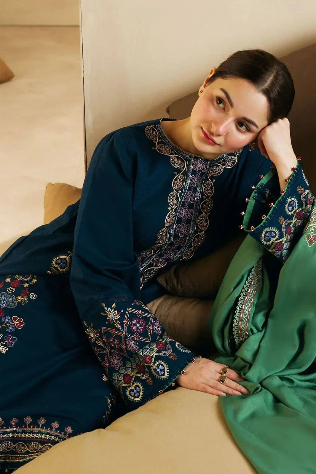 COCO DHANAK 3PC | EMBROIDERY | D#2109