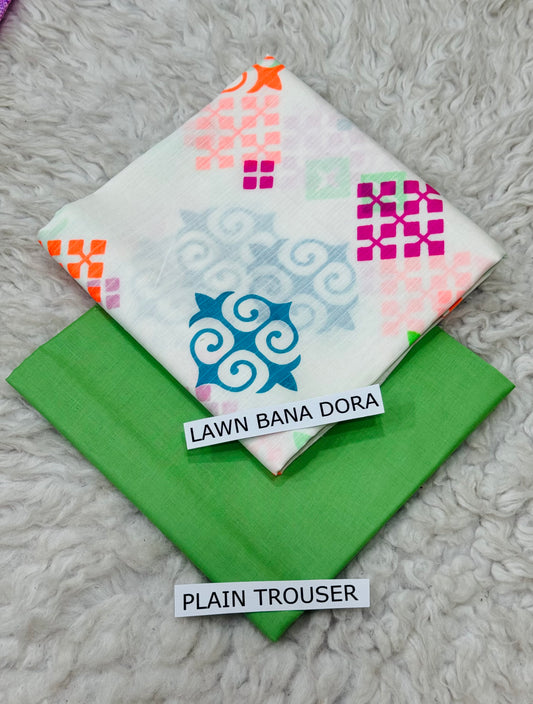 LAWN CANDY PRINT 2PC (D-4)