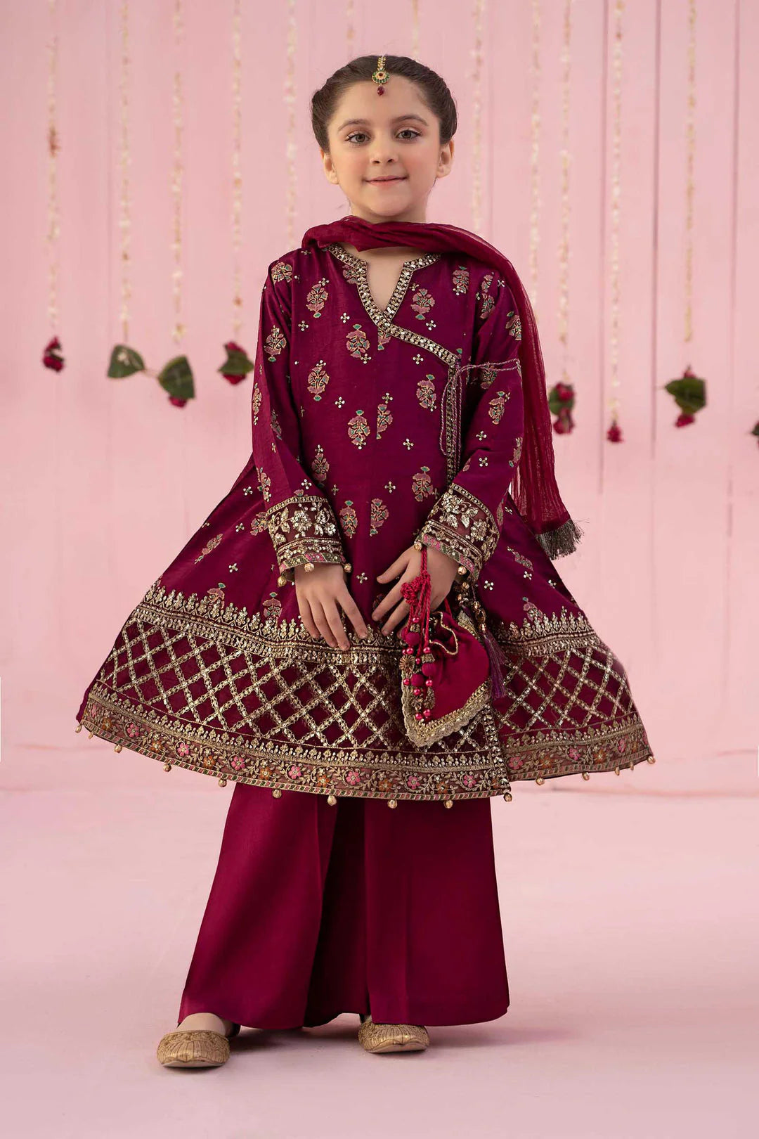 Maria.B Kids Lawn D-15 | 3Pcs Embroidered Summer Collection 2025