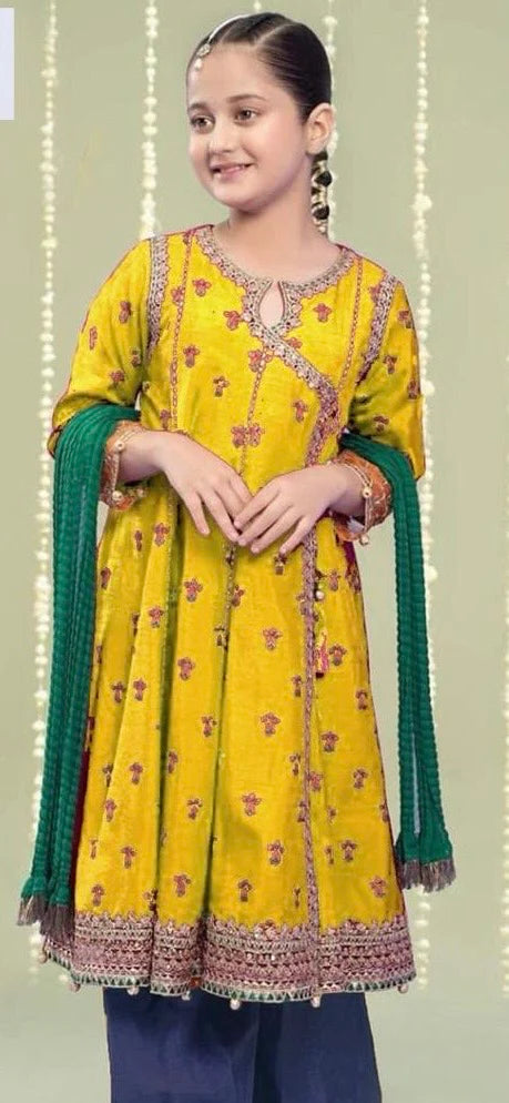 Maria.B Kids Lawn D-45 | 3Pcs Embroidered Summer Collection 2025