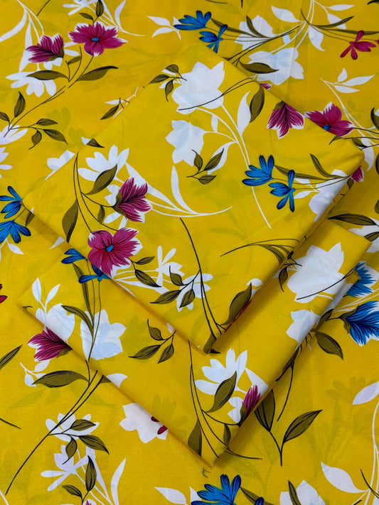 FLORAL PRINTED 2PC D-142