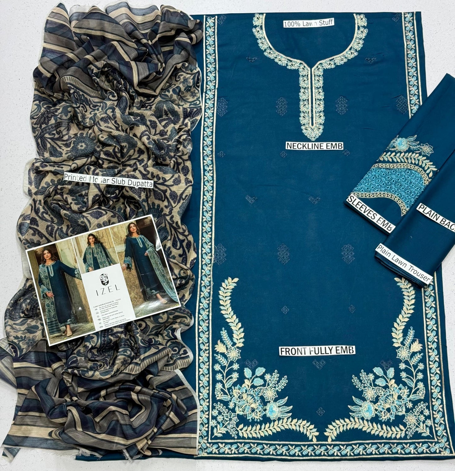 IZEL LUXURY LAWN IZ-12