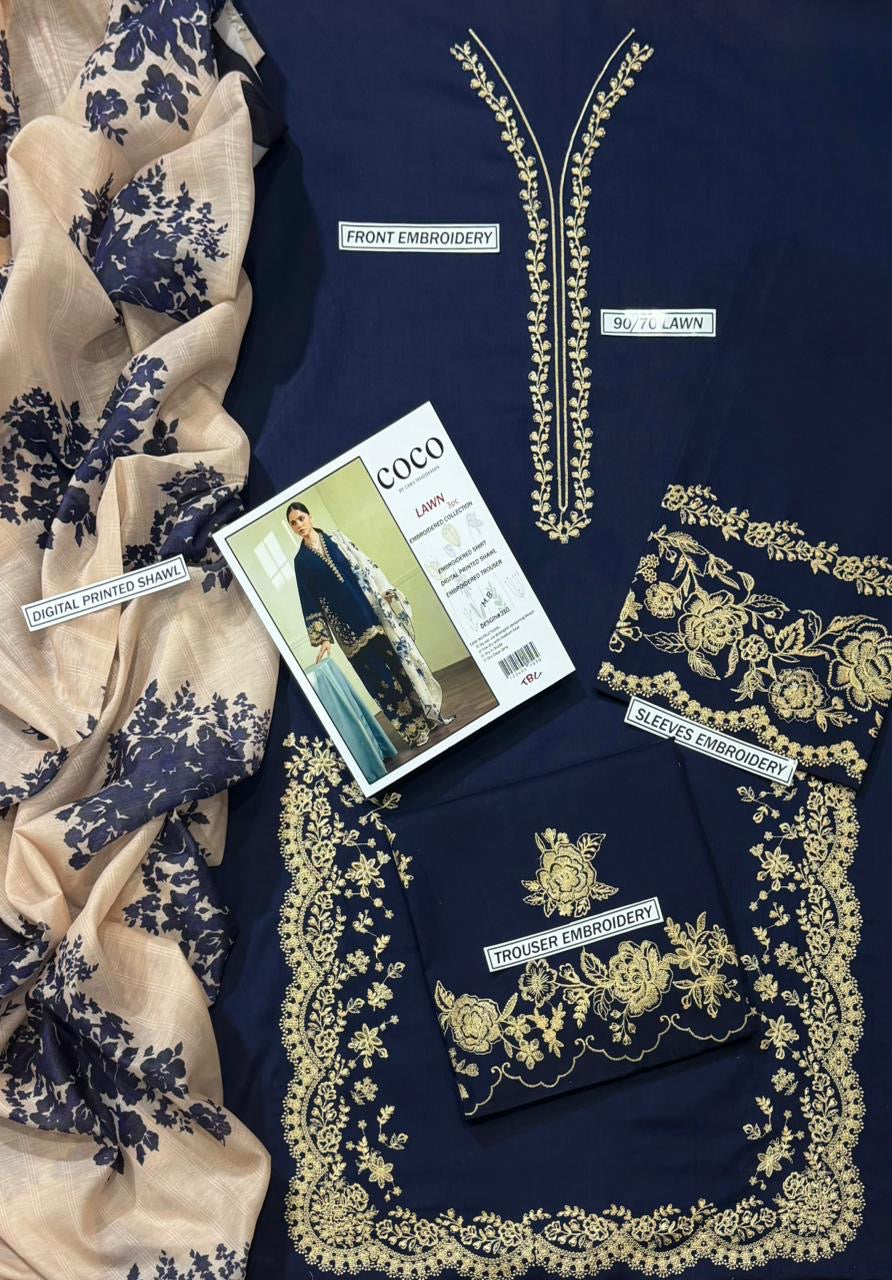 COCO BY ZARA SHAHJAHAN LUXURY LAWN ZS-02