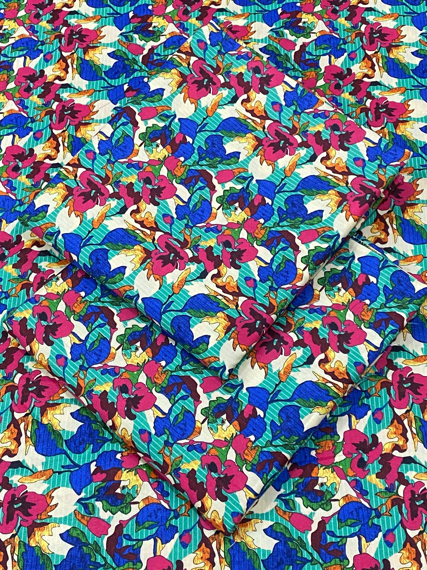 FLORAL PRINTED 2PC D-122
