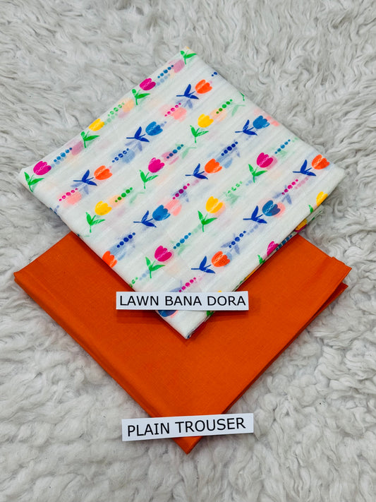 LAWN CANDY PRINT 2PC (D-7)