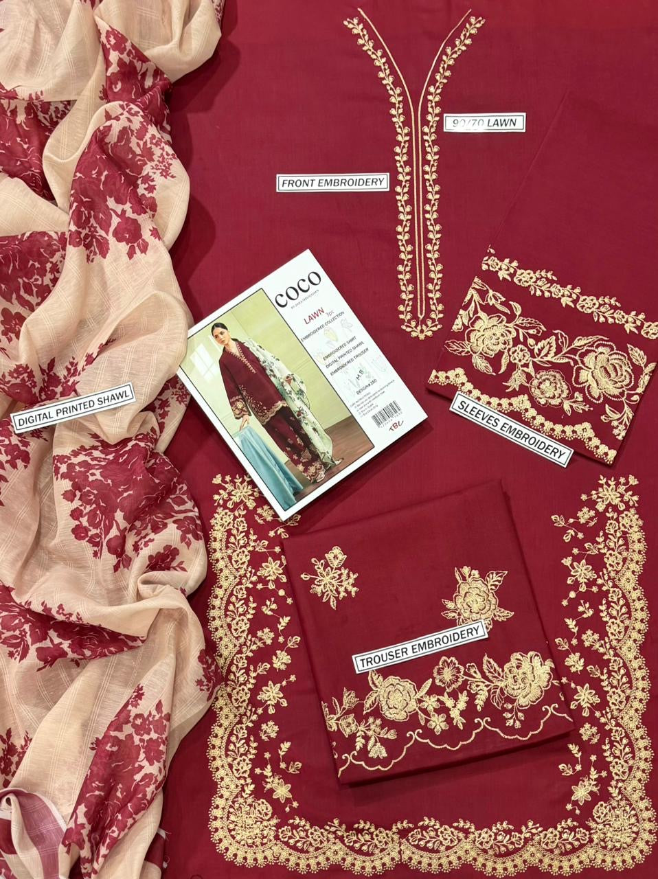 COCO BY ZARA SHAHJAHAN LUXURY LAWN ZS-01