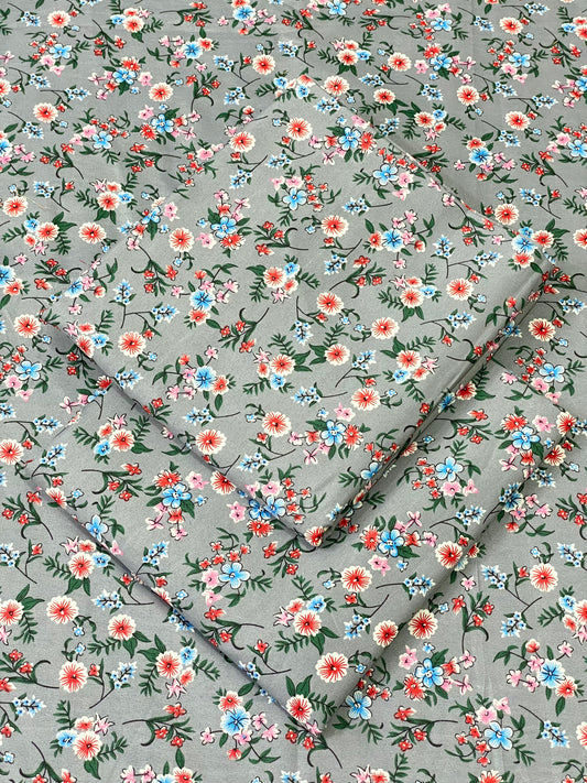 FLORAL PRINTED 2PC D-131