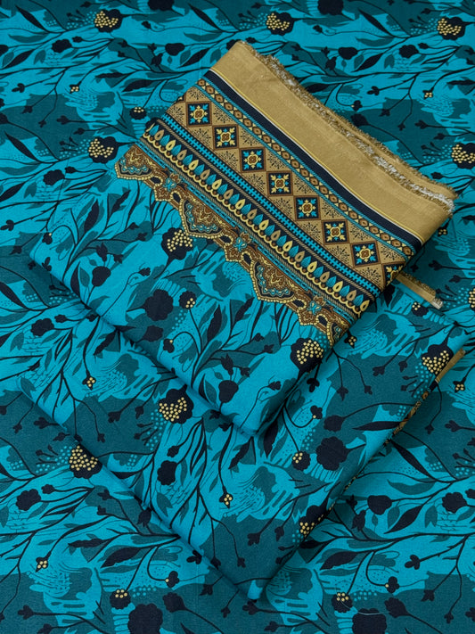 FLORAL PRINTED 2PC D-147