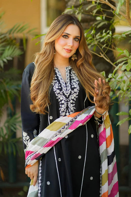 JAZMIN DHANAK 3PC | EMBROIDERY | D# 2593