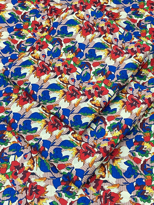 FLORAL PRINTED 2PC D-121