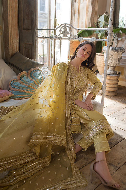 SOBIA NAZIR MUSTARD 3PC PREMIUM LAWN SN-62
