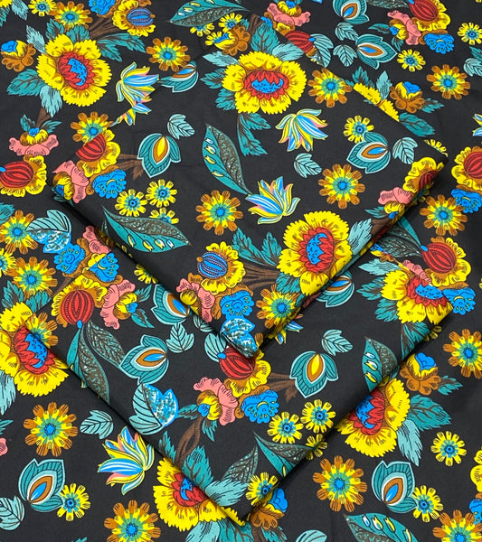 FLORAL PRINTED 2PC D-65