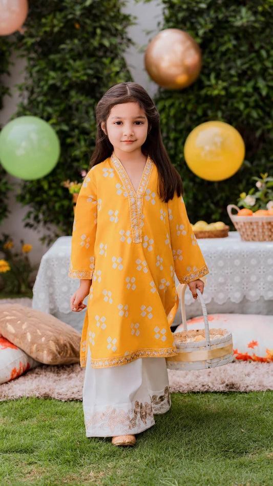 Maria.B Kids Lawn AL-05 | 3Pcs Embroidered Summer Collection 2025