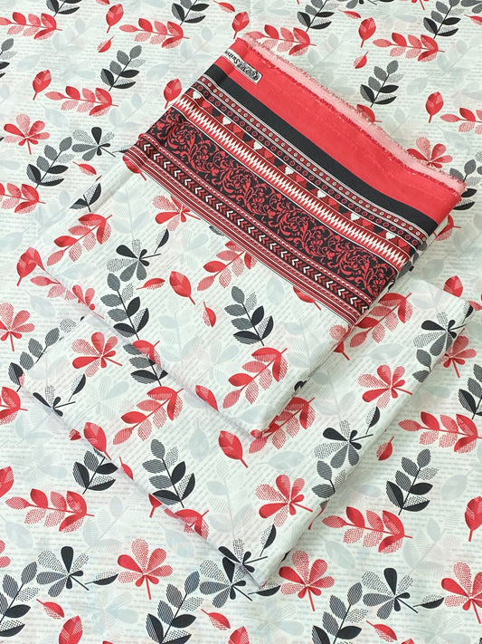 FLORAL PRINTED 2PC D-133